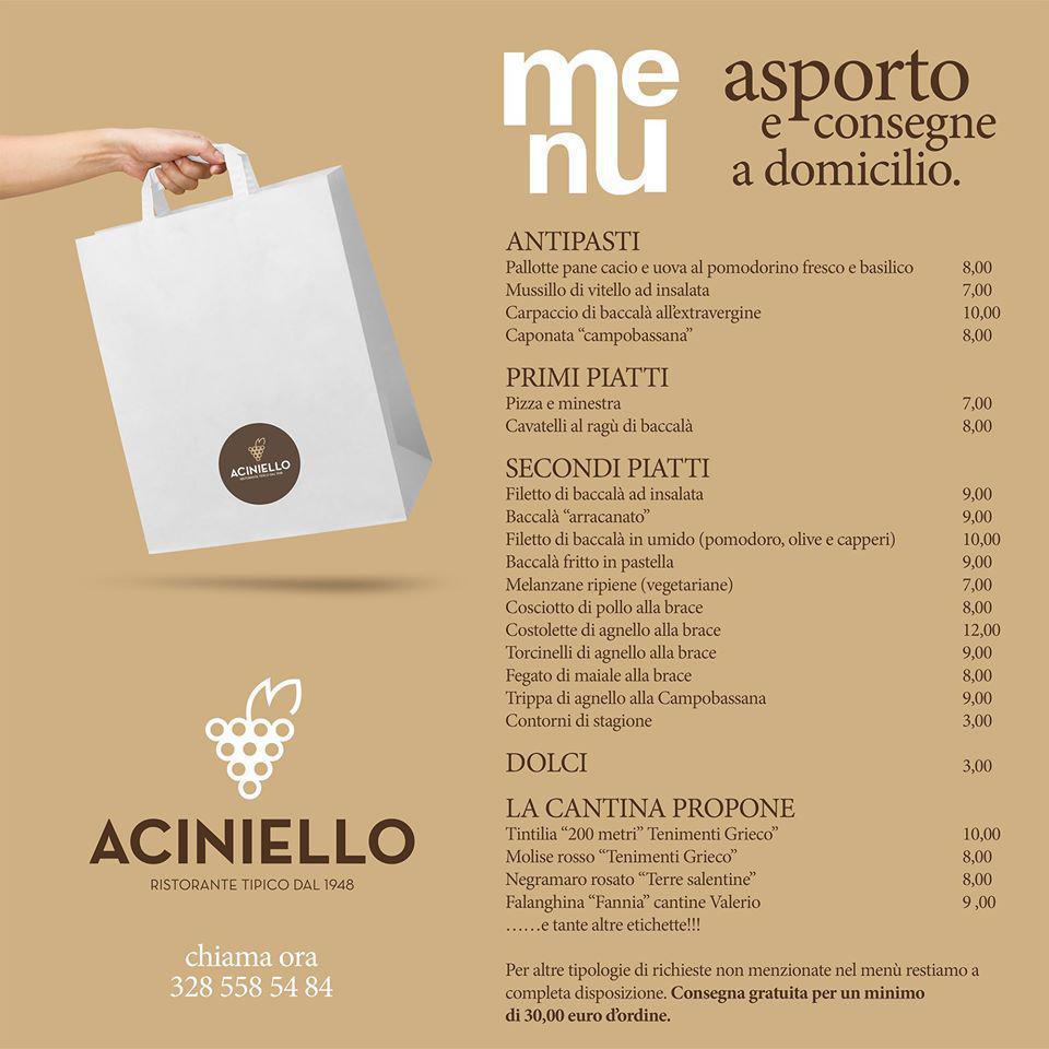 "ACINIELLO A CASA TUA"