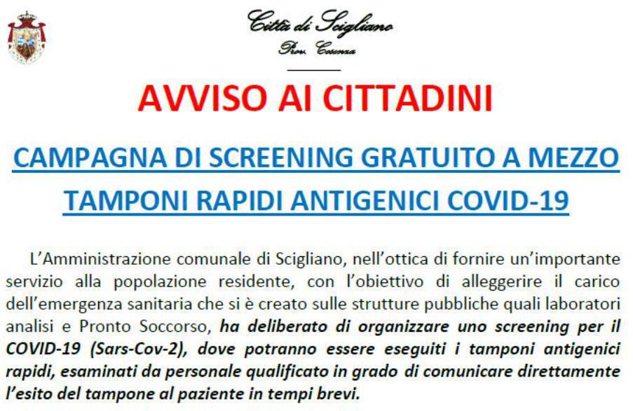 TAMPONI RAPIDI ANTIGENICI COVID-19 TAMPONI RAPIDI ANTIGENICI COVID-19