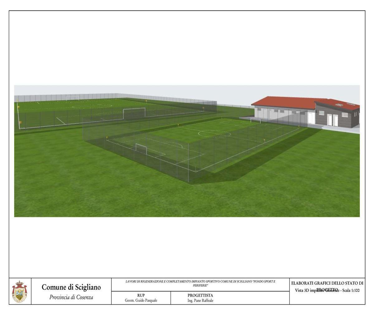 FINANZIATO CAMPO SPORTIVO PER 506.738,44 € FINANZIATO CAMPO SPORTIVO PER 506.738,44 €