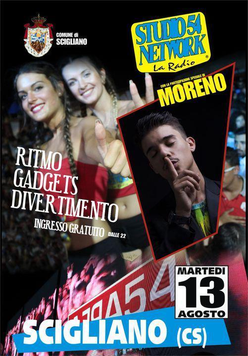 "Notte Bianca" Studio 54 Network Special Guest Moreno a seguire Marco Piccolo Dj (inizio ore 20:00)