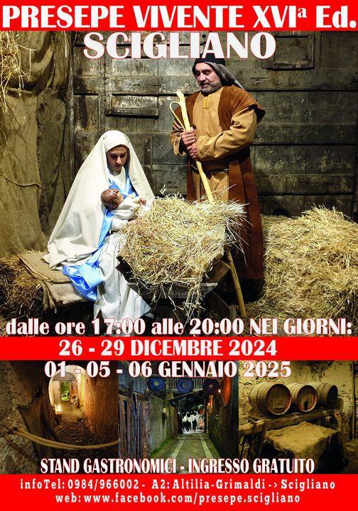 XVIª edizione del Presepe Vivente Scigliano (inizio ore 17.00) 