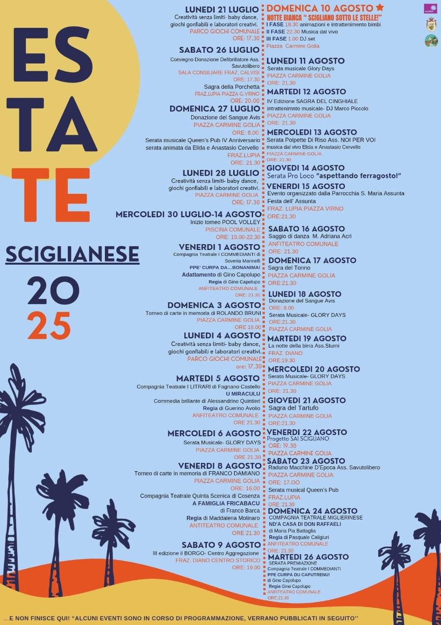 Progetto SAI SCIGLIANO(start h. 19:30)