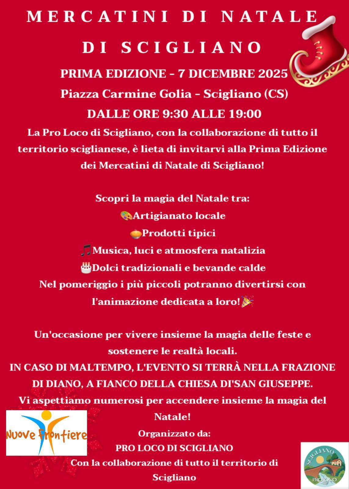 Mercatini di Natale di Scigliano (dalle ore 9.30)