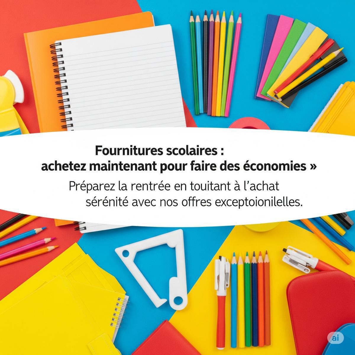 Fournitures scolaires : acheter maintenant pour faire des économies