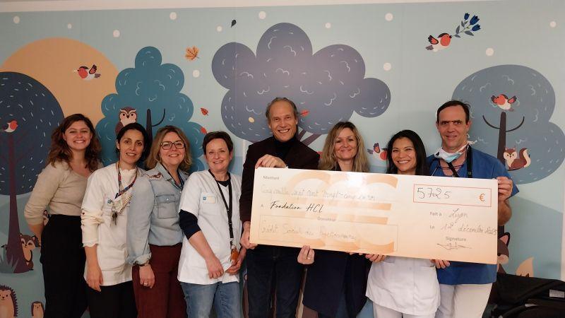 La fondation soutient le centre pédiatrique de l’Hôpital Femme-Mère-Enfant, à Bron La fondation soutient le centre pédiatrique de l’Hôpital Femme-Mère-Enfant, à Bron