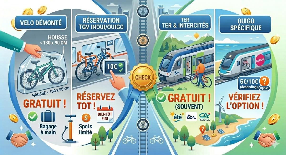 🚲 Train + Vélo : le combo gagnant pour vos escapades à petit prix ! 🚲 Train + Vélo : le combo gagnant pour vos escapades à petit prix !