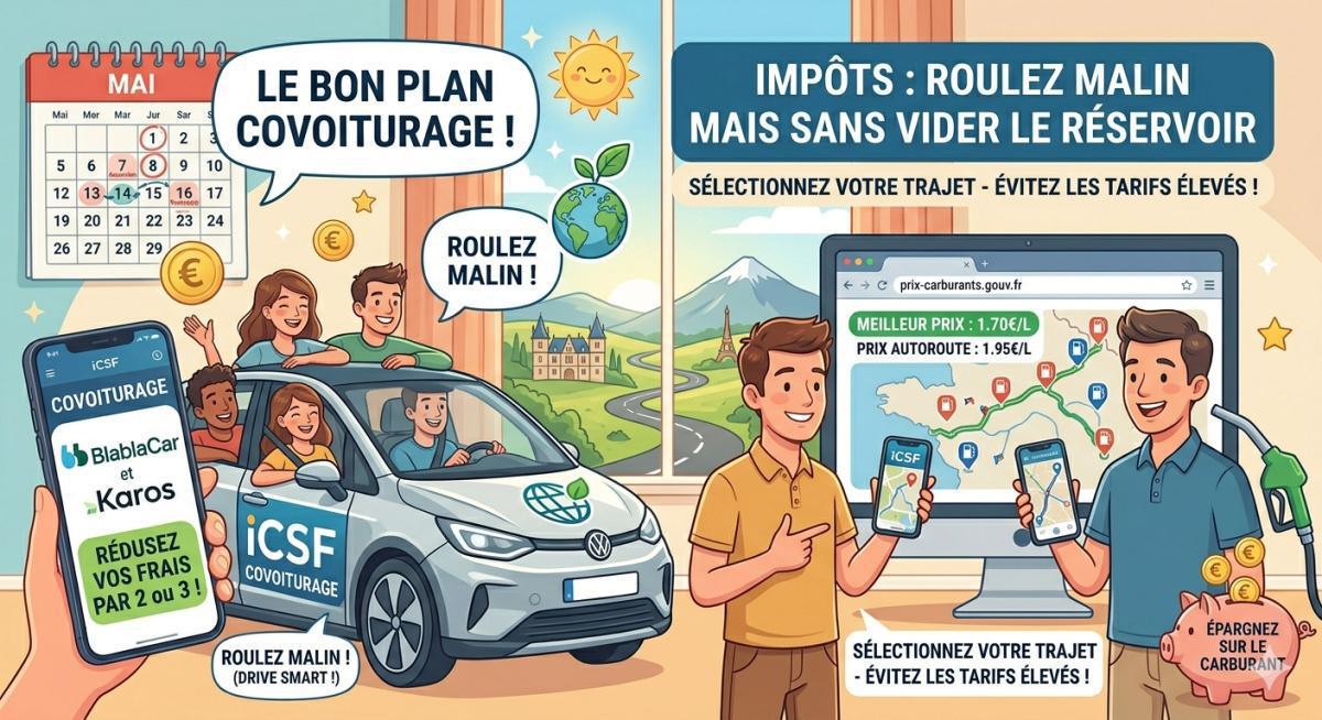 Roulez malin mais sans vider le réservoir Roulez malin mais sans vider le réservoir