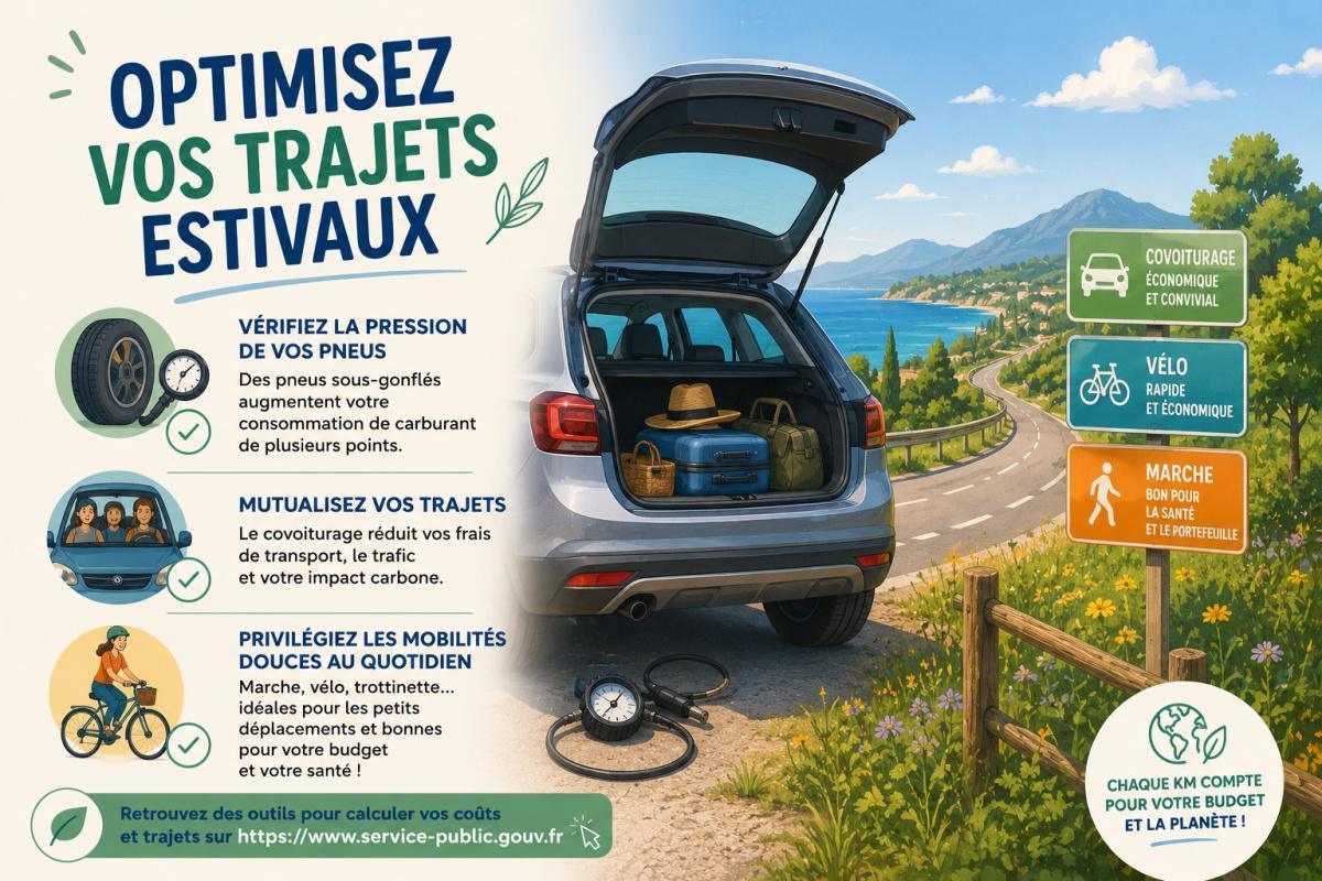Optimisez vos trajets estivaux