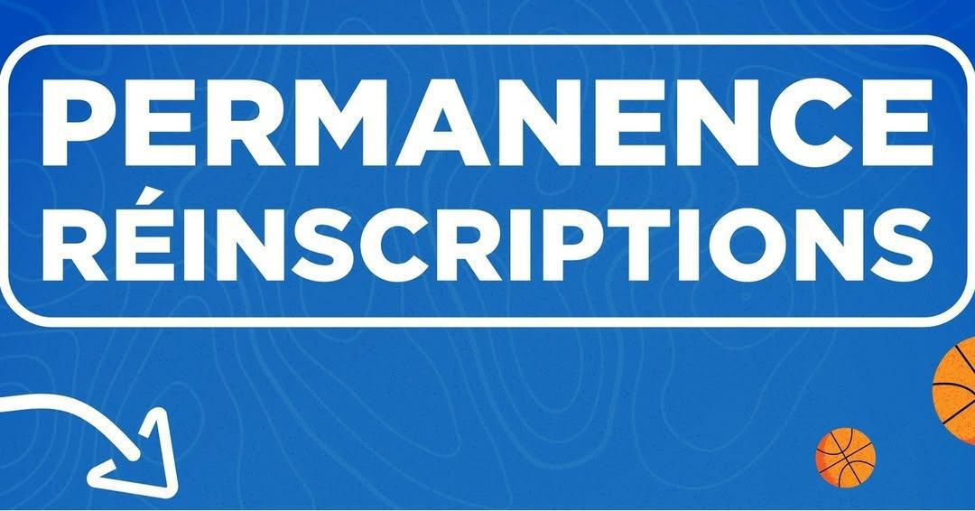 Infos permanences réinscriptions 