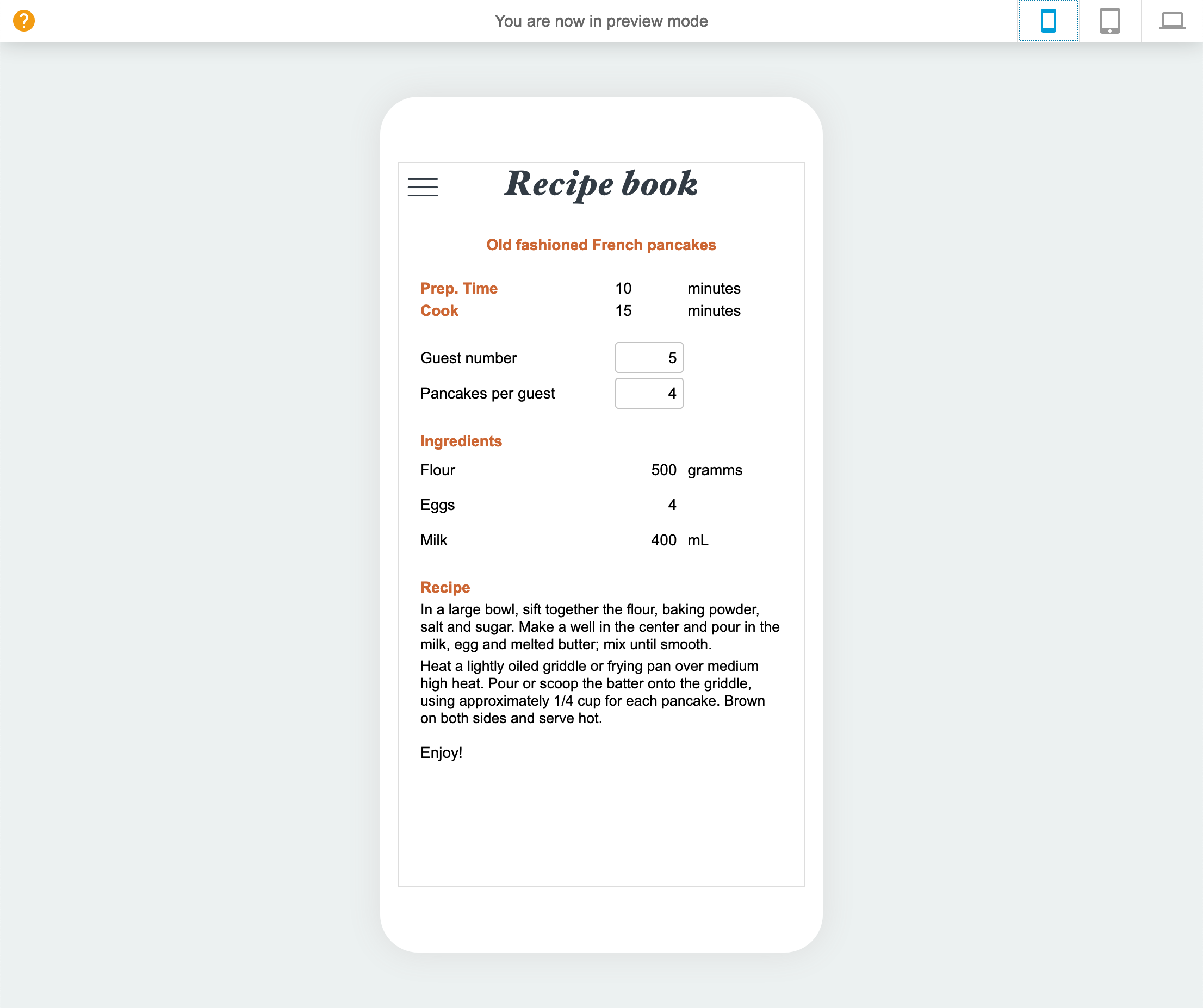 Converti un file Excel in un'app Converti un file Excel in un'app