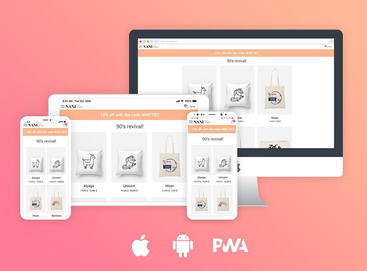 ¿Sitio web de compras o aplicación de compras?