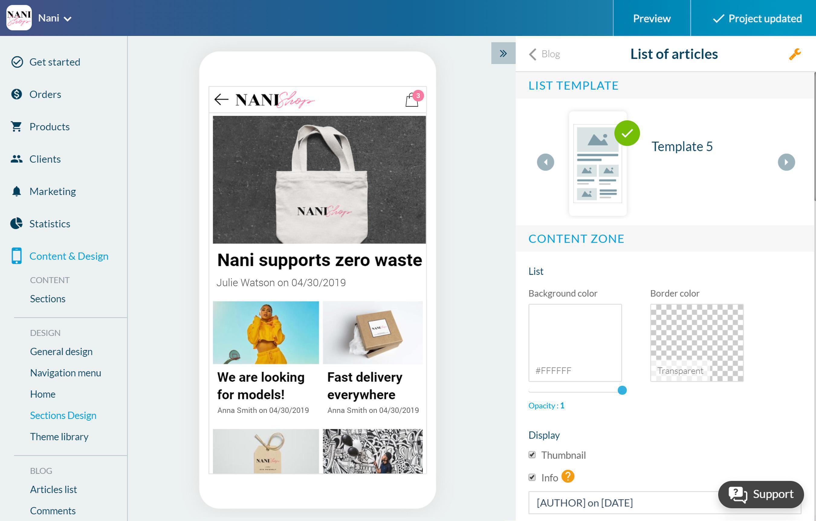 Mejora tu Shopping App con un blog Mejora tu Shopping App con un blog