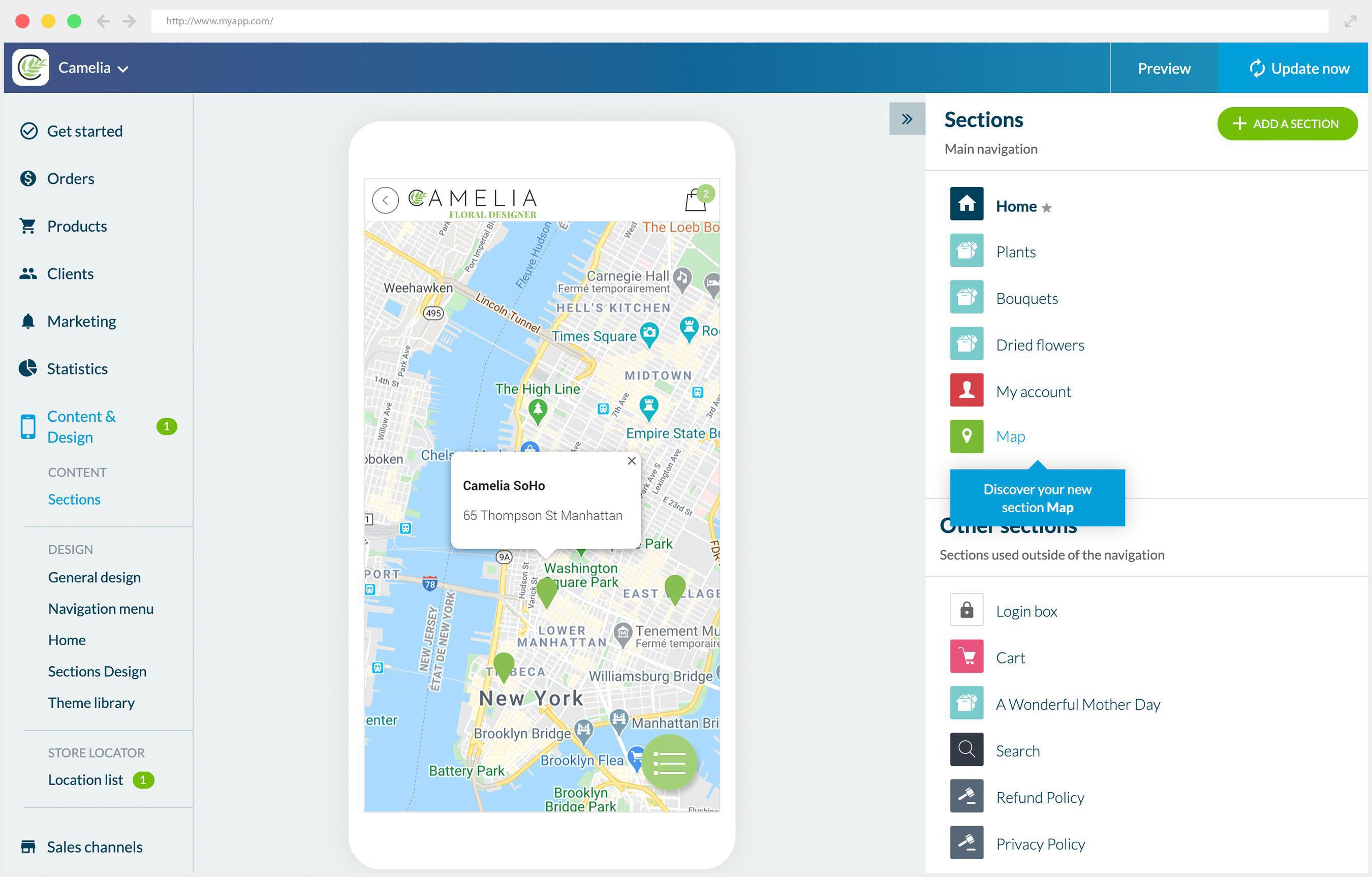 Localizador de tiendas ahora disponible en tu Shopping App Localizador de tiendas ahora disponible en tu Shopping App