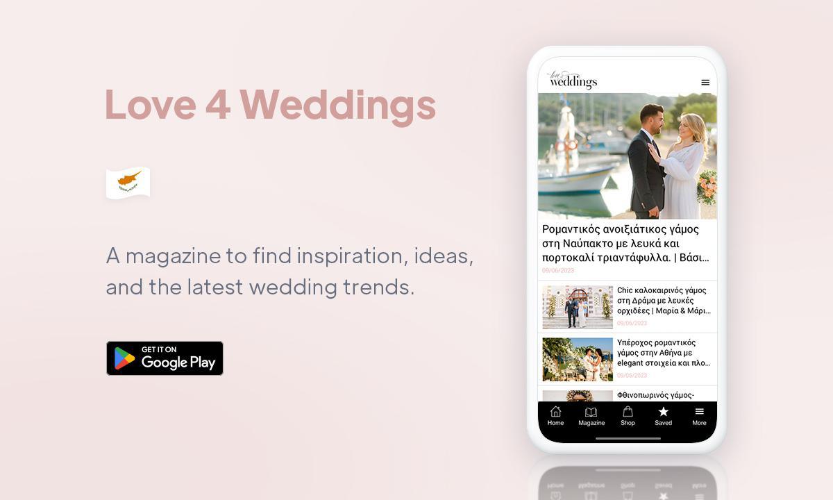 Aplicaciones para revistas especializadas Love 4 Weddings Aplicaciones para revistas especializadas Love 4 Weddings