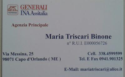 Maria Triscari Binone - Agenzia Generali 