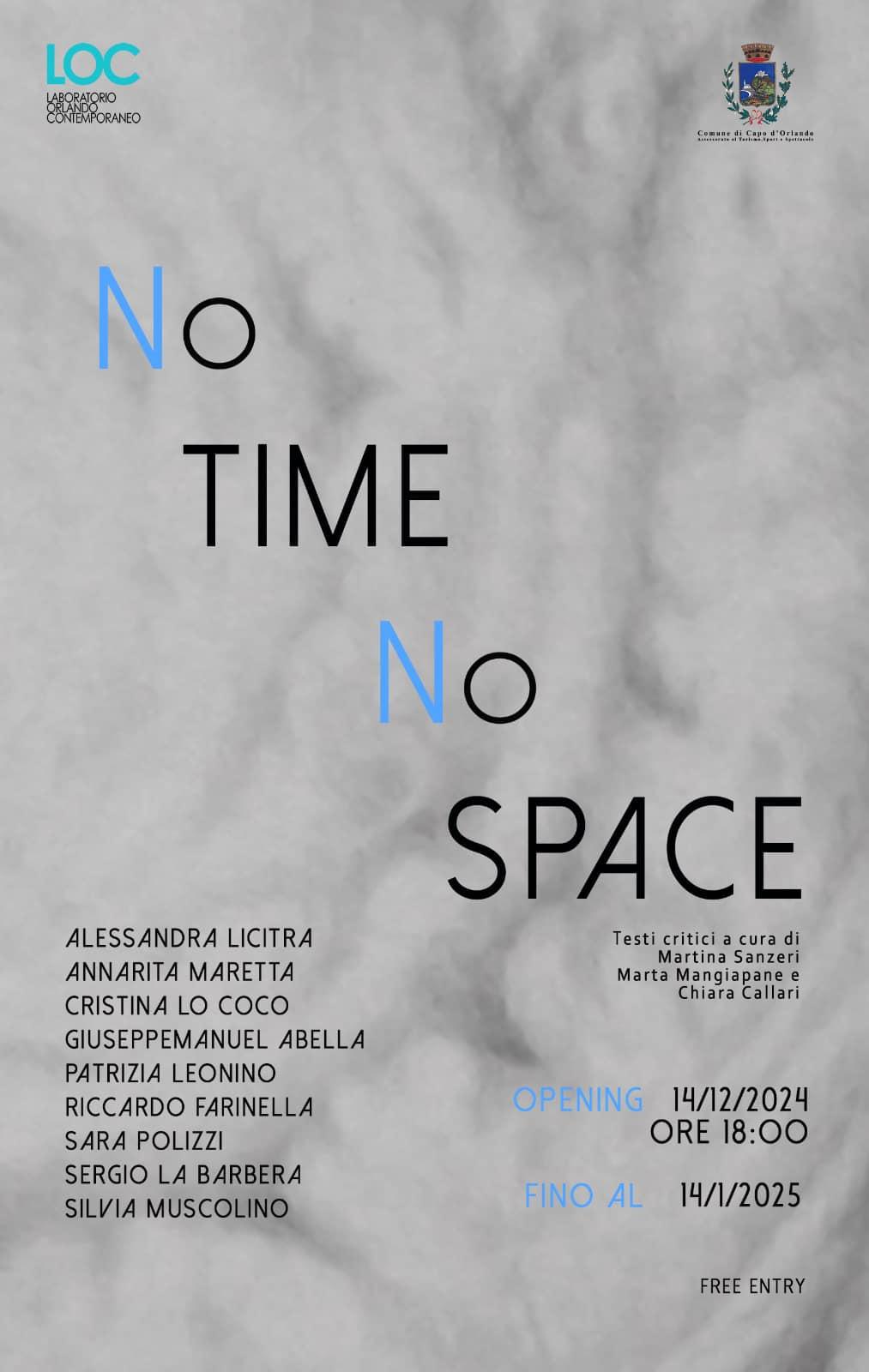 Mostra di Pittura Contemporanea "No Time No Space" (inizio ore 18.00)