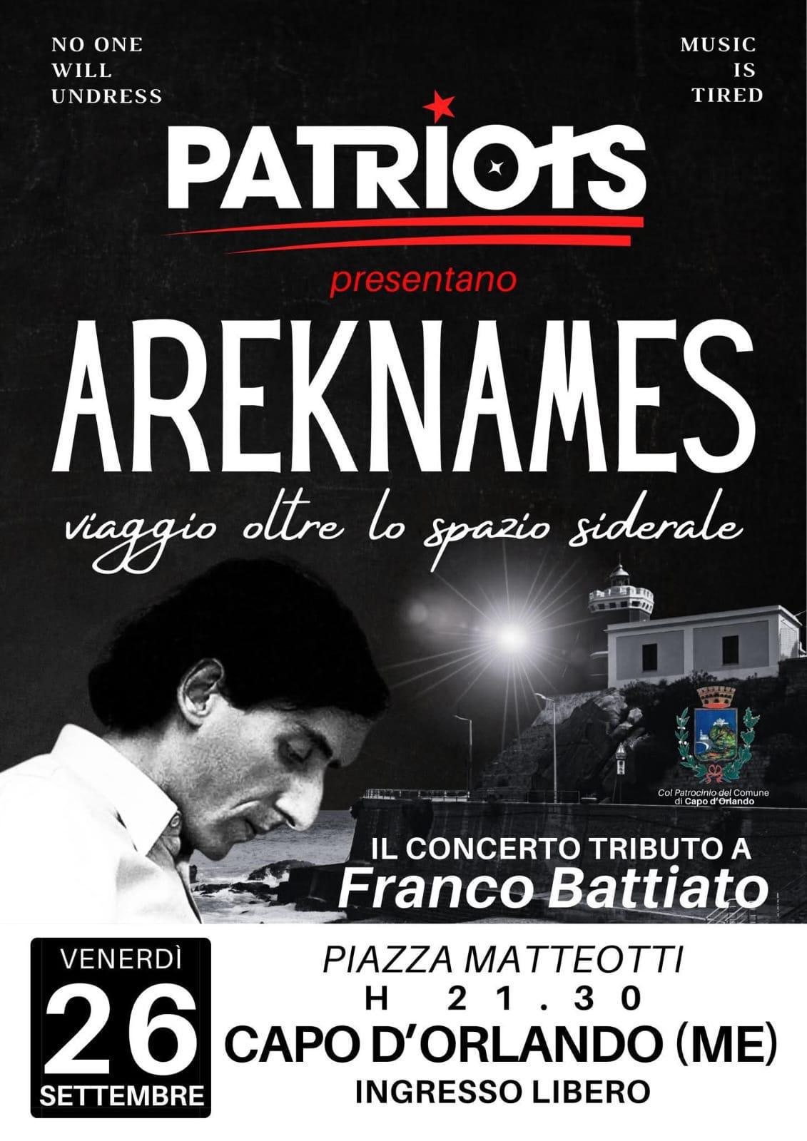 Concerto Tributo a Franco Battiato (Inizio ore 21:30)