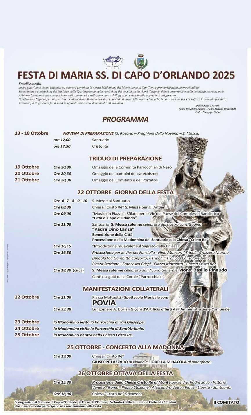 Festa di Maria SS. di Capo d’Orlando