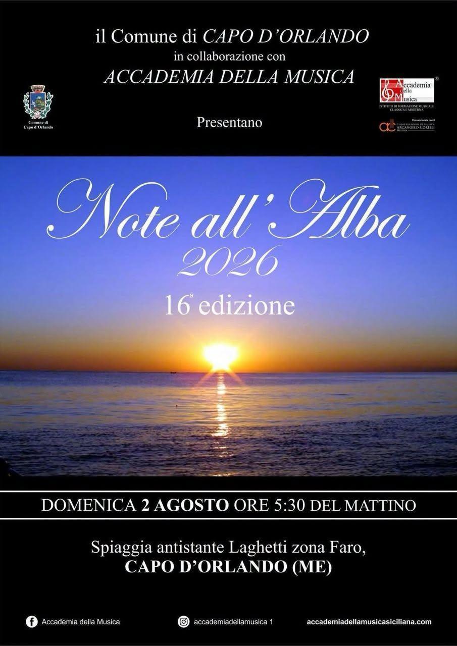 Note All’alba XVI Ed. – Accademia Della Musica ( Domenica 2 Agosto Ore 5.00)