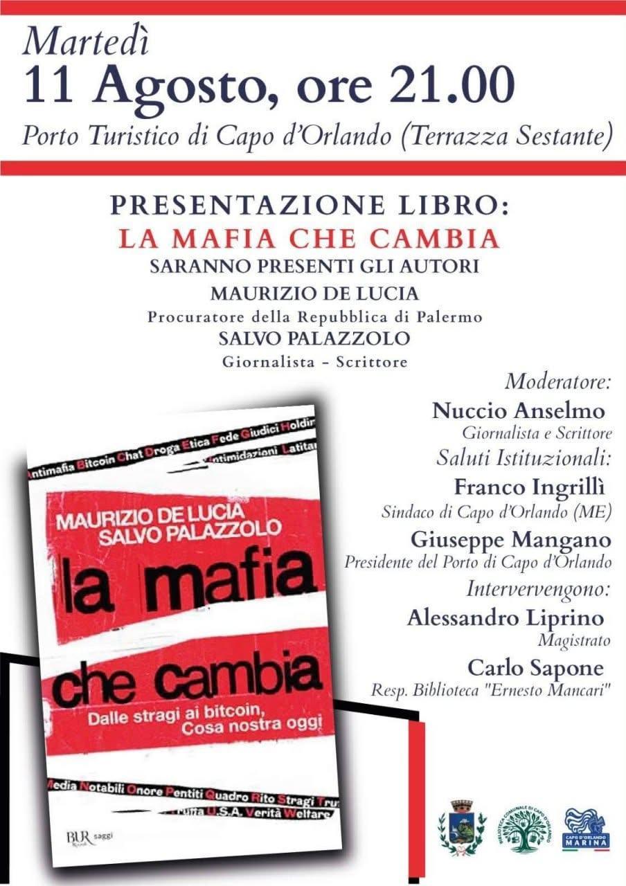 Presentazione Libro- La mafia che Cambia (Inizio ore 21.00)
