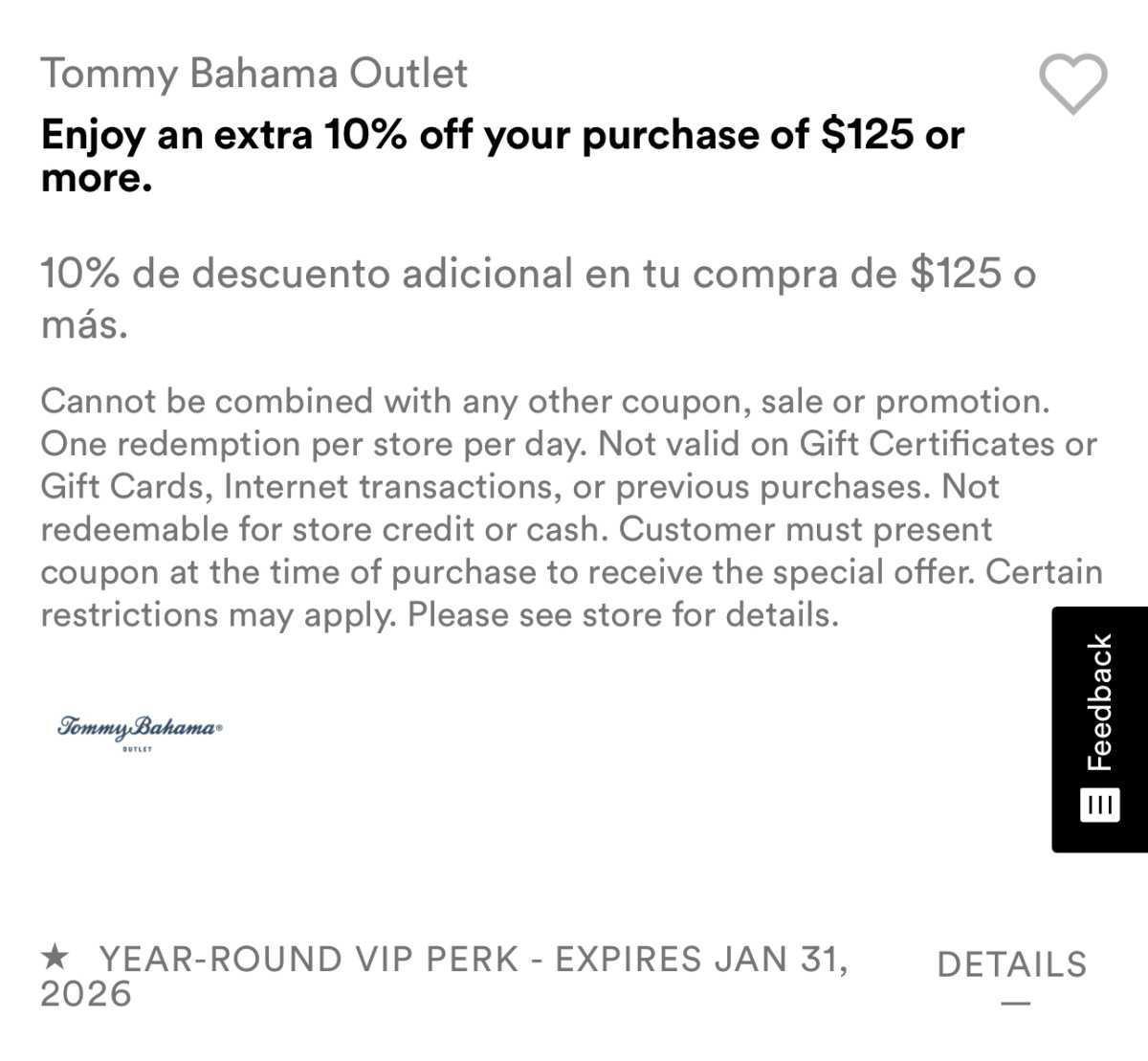 Tommy Bahama Outlet