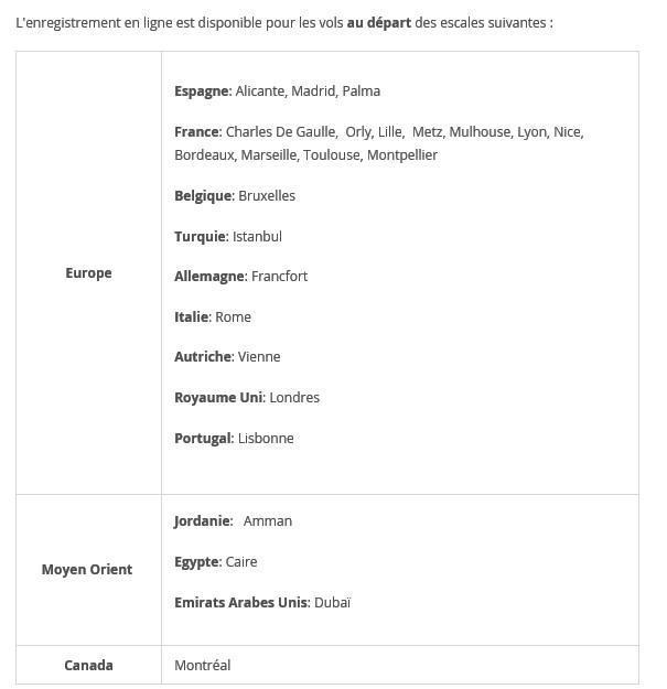 L'enregistrement en ligne arrive enfin à Air Algérie