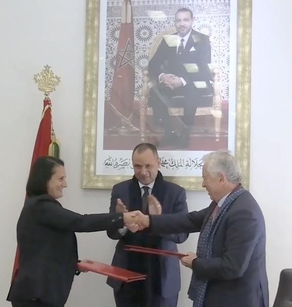 Sandra Schindler, Ryad Mezzour et Hamid Benbrahim El Andaloussi