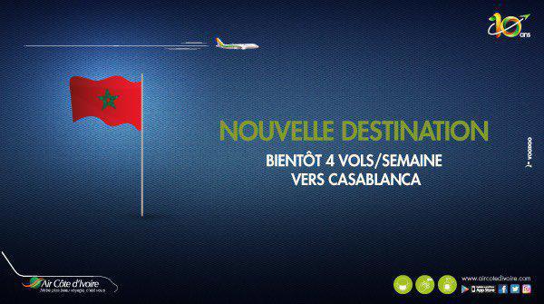 Air Côte d’Ivoire reliera Abidjan à Casablanca quatre fois par semaine
