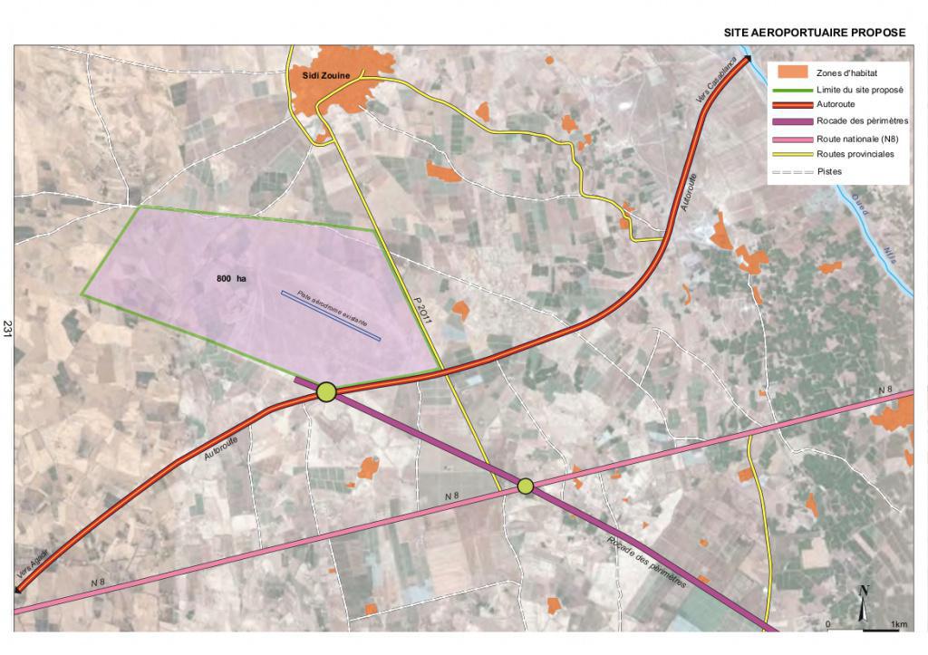 Sidi Zouine retenu pour la construction du deuxième aéroport de la ville de Marrakech