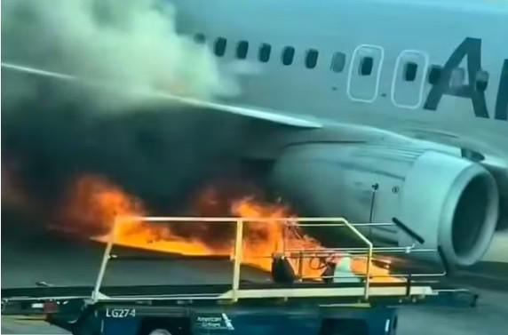 Incident à l'aéroport de Denver : incendie sur un Boeing 737 après atterrissage, aucun blessé grave signalé