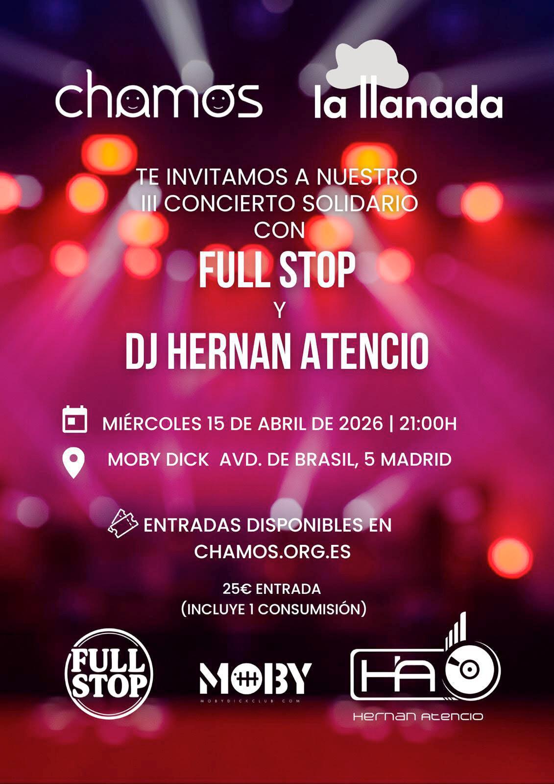  FULLSTOP + DJ HERNÁN ATENCIO PARA FUNDACIÓN CHAMOS