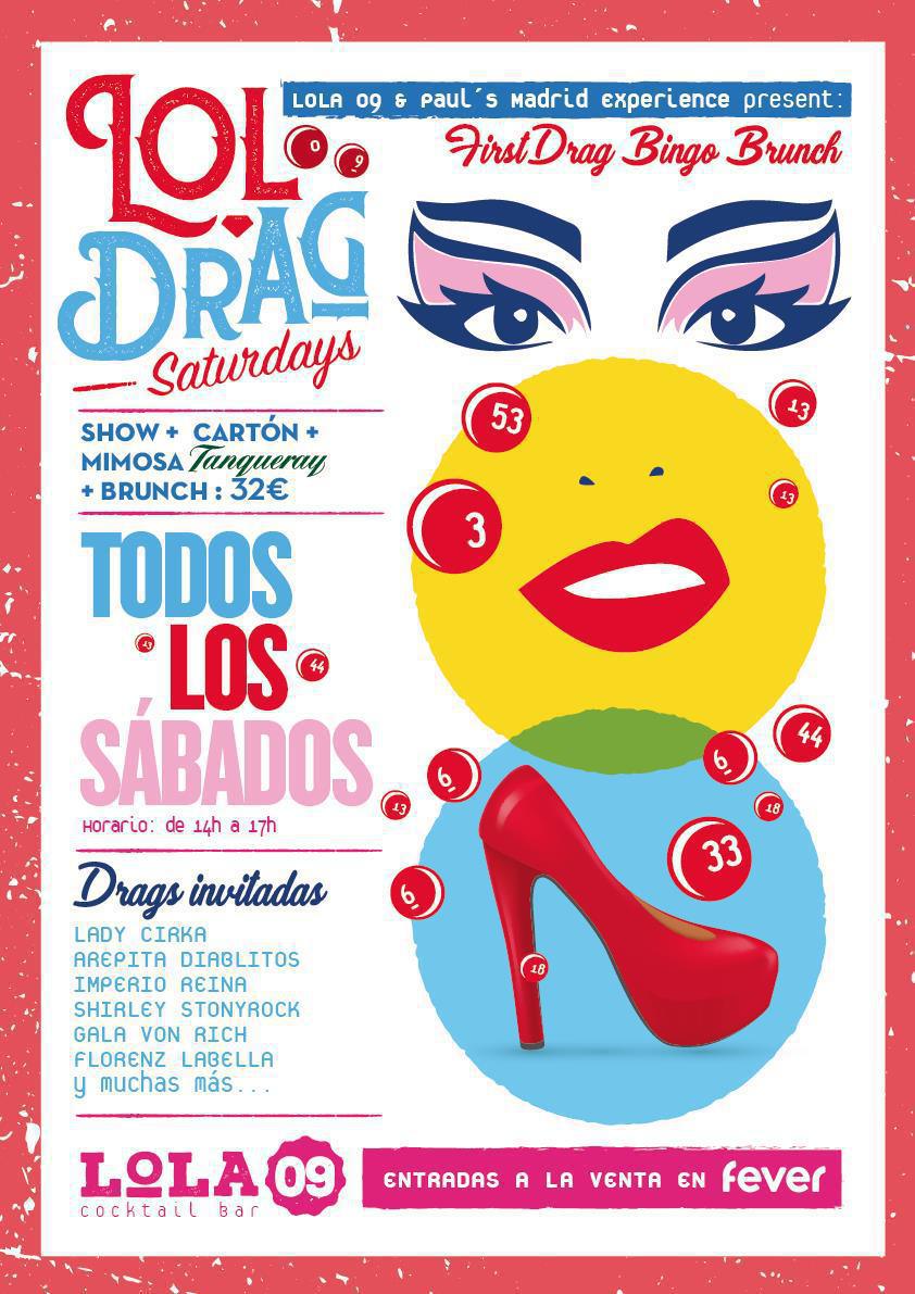 LOL DRAG SATURDAYS - Bingo & Brunch & Drag Queen Show LOL DRAG SATURDAYS - Bingo & Brunch & Drag Queen Show