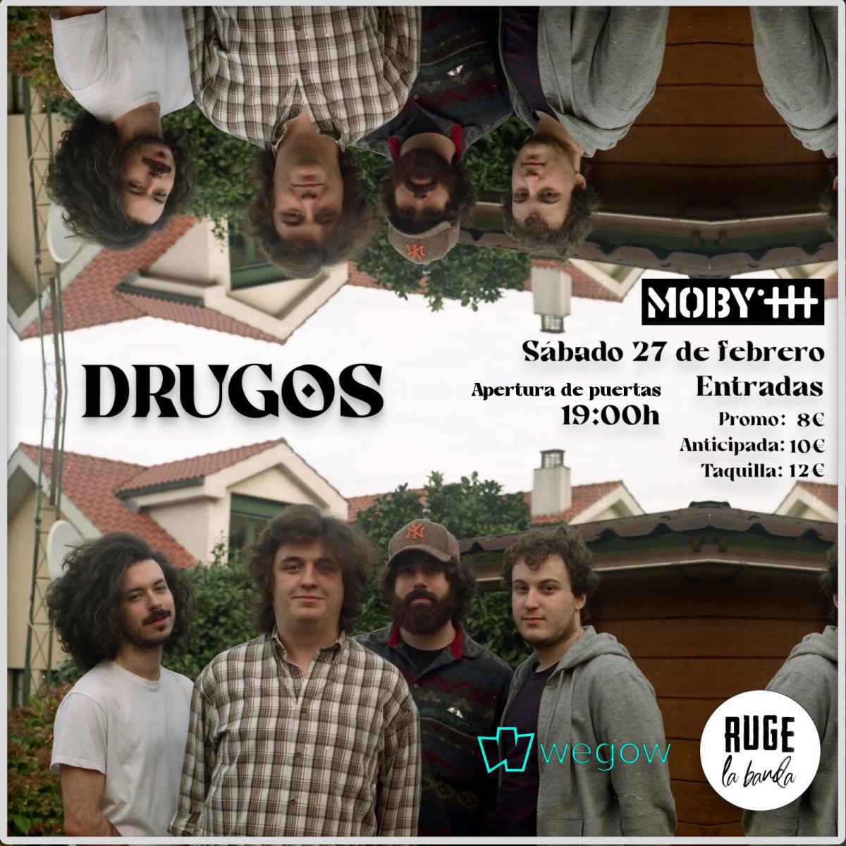 DRUGOS en Moby Dick Club DRUGOS en Moby Dick Club