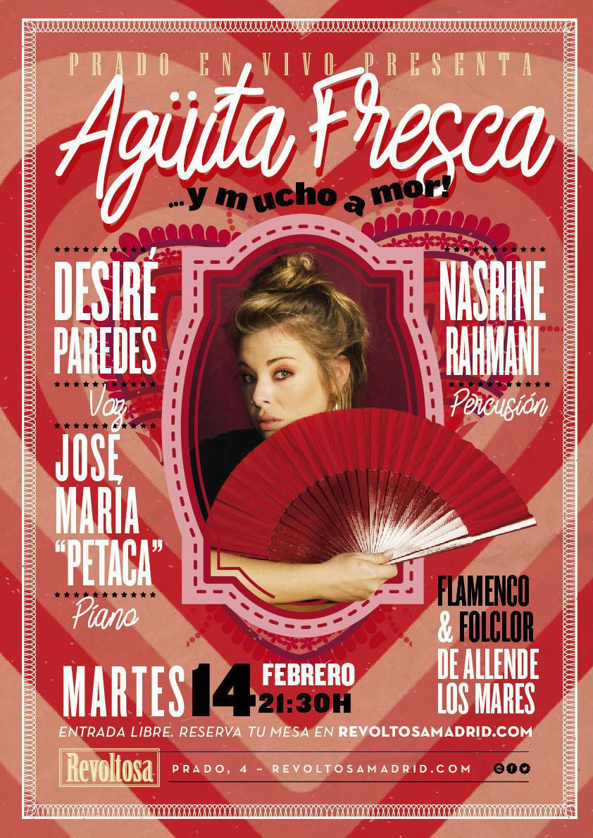 Prado en Vivo: AGÜITA FRESCA - amor&flamenco & folclor Prado en Vivo: AGÜITA FRESCA - amor&flamenco & folclor