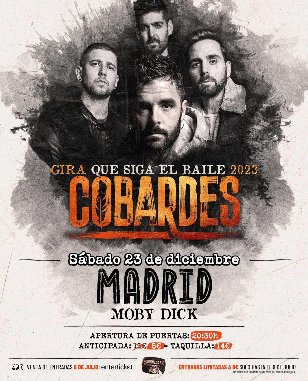 COBARDES PRESENTAN "QUE SIGA EL BAILE"