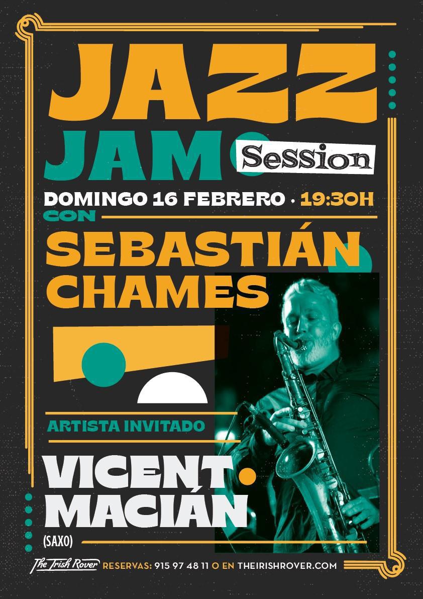 JAZZ JAM SESSION CON SEBAS CHAMES + VINCENT MACIÁN