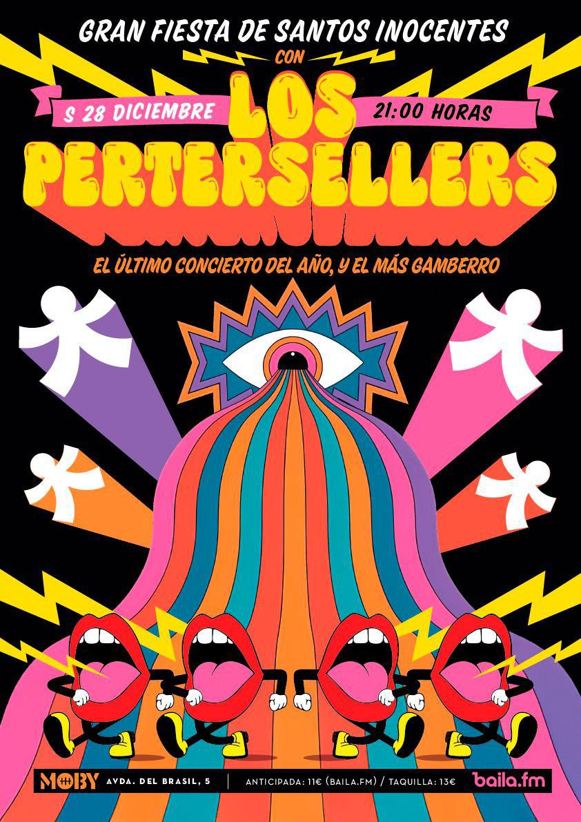 FIESTA DE SANTOS INOCENTES CON LOS PETERSELLERS en Moby