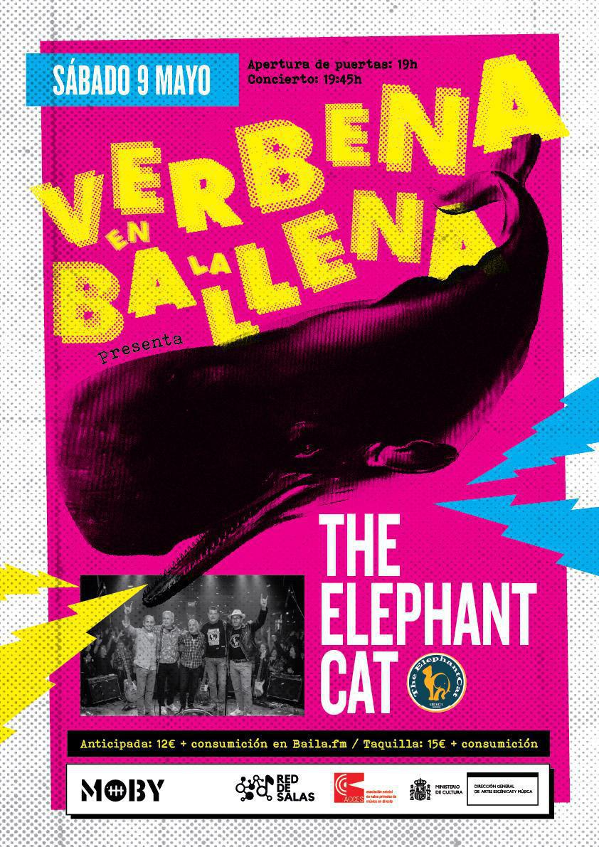 VERBENA EN LA BALLENA con THE ELEPHANT CAT