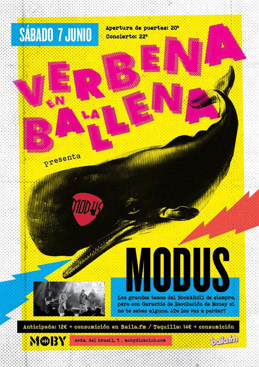 VERBENA EN LA BALLENA con MODUS