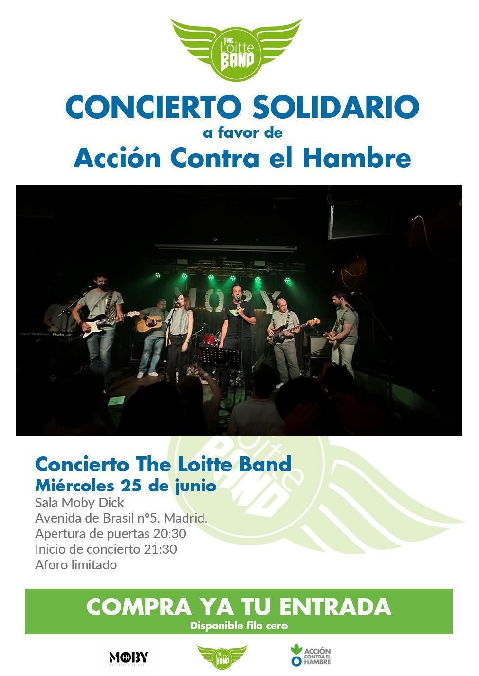 THE LOITTE BAND + LOST IN Q – CONCIERTO A BENEFICIO DE ACCIÓN CONTRA EL HAMBRE