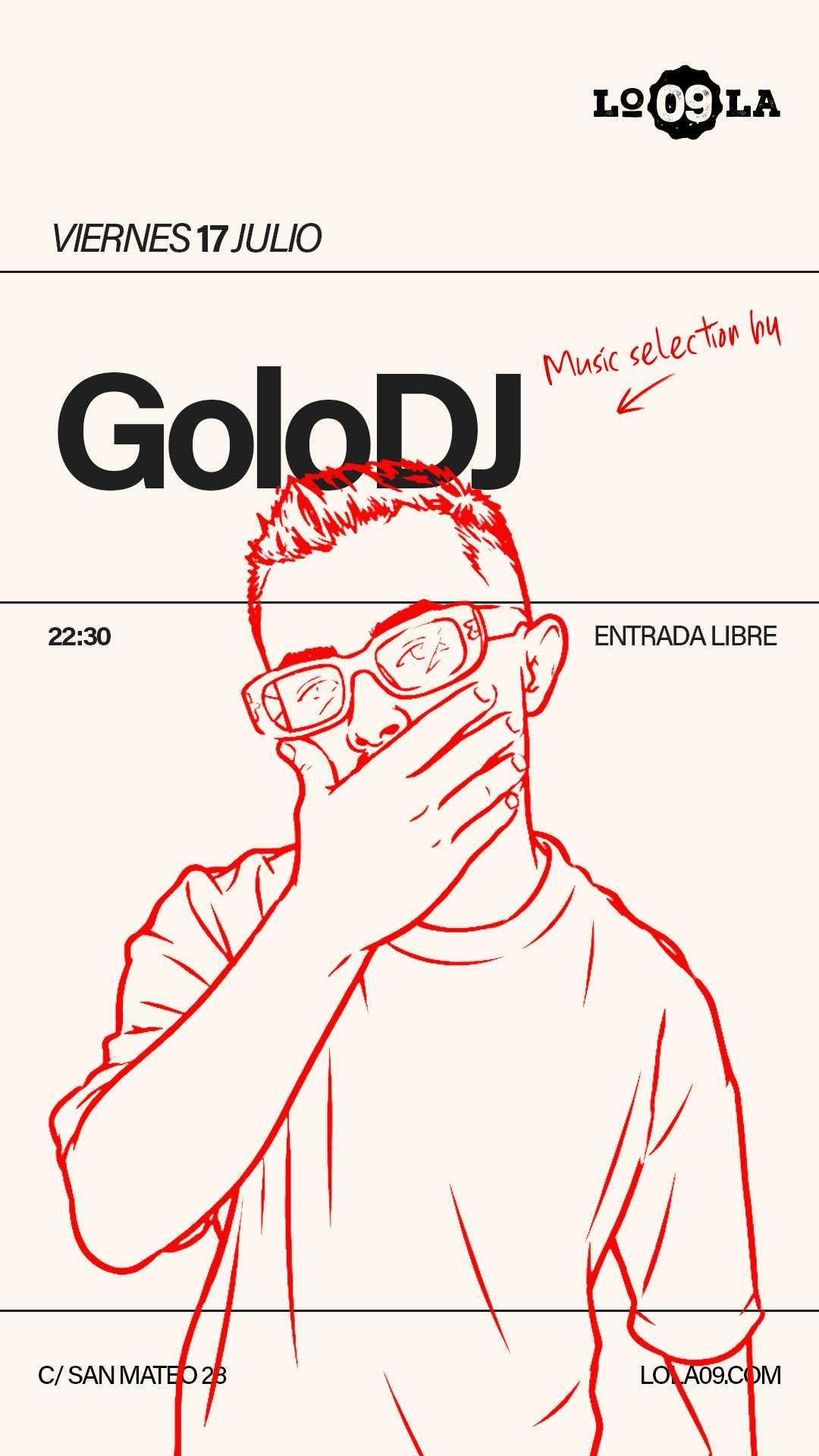 Music Selection by DJ GOLO Music Selection by DJ GOLO