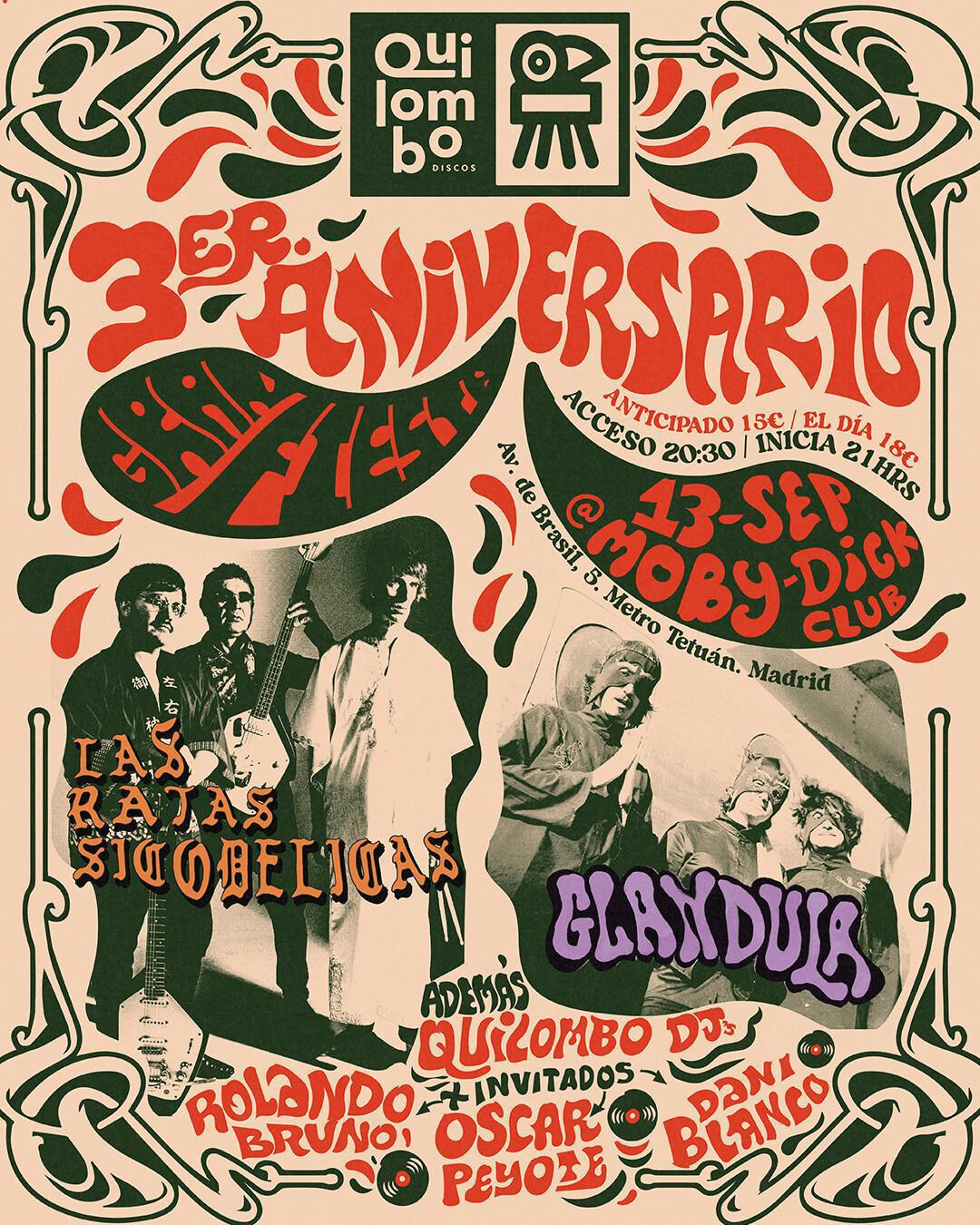 GRAN FIESTA 3º ANIVERSARIO DISCOS QUILOMBO 