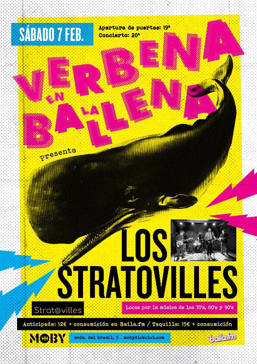 VERBENA EN LA BALLENA CON LOS STRATOVILLES 