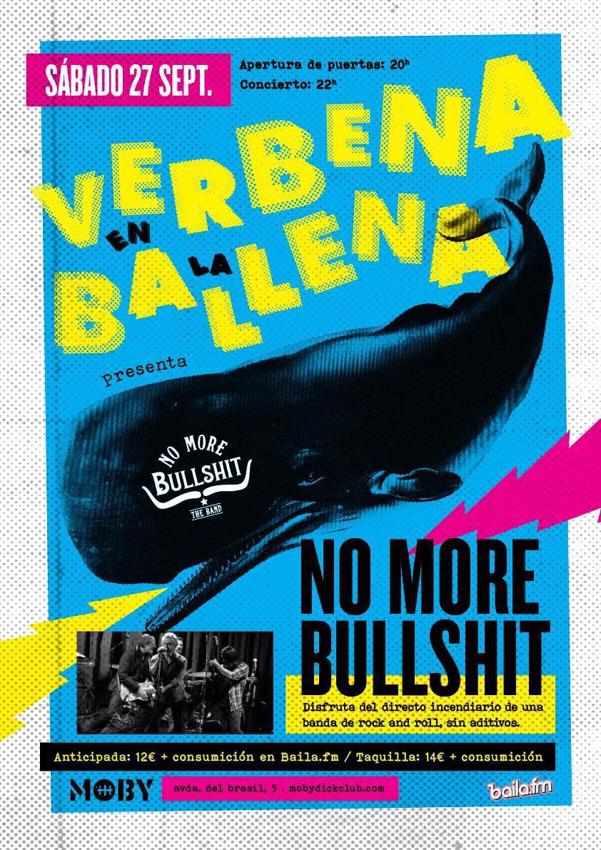 VERBENA EN LA BALLENA CON NO MORE BULLSHIT