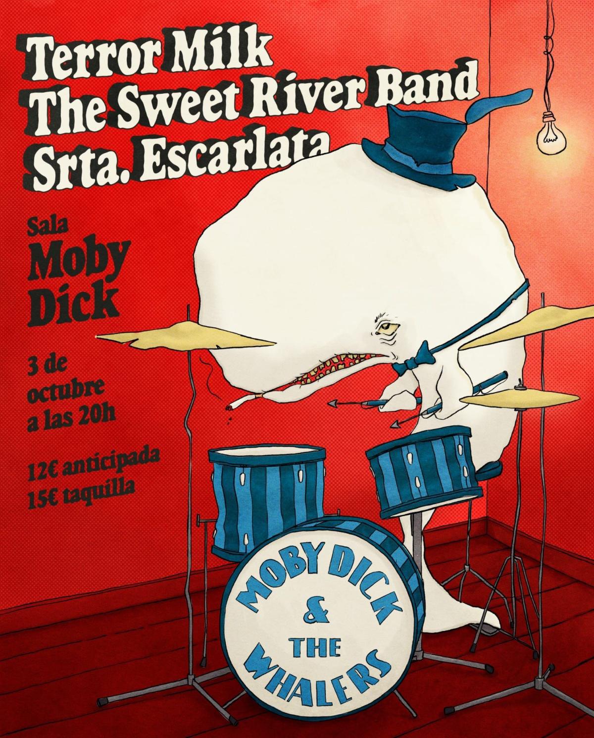 TERROR MILK + SRTA. ESCARLATA + THE SWEET RIVER BAND