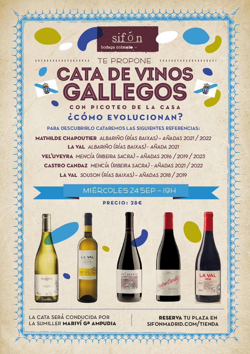 CATA DE VINOS GALLEGOS CON PICOTEO - ¿CÓMO EVOLUCIONAN?