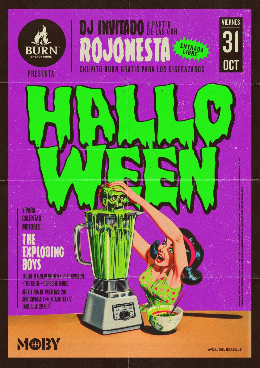 Burn presenta GRAN FIESTA DE HALLOWEEN con THE EXPLODING BOYS: Tributo a NEW ORDER + JOY DIVISION +THE CURE + DEPECHE MODE