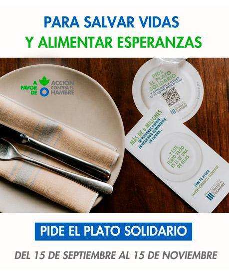 Lola09 participa en RESTAURANTES CONTRA EL HAMBRE Para salvar vidas y alimentar esperanzas PIDE EL PLATO SOLIDARIO