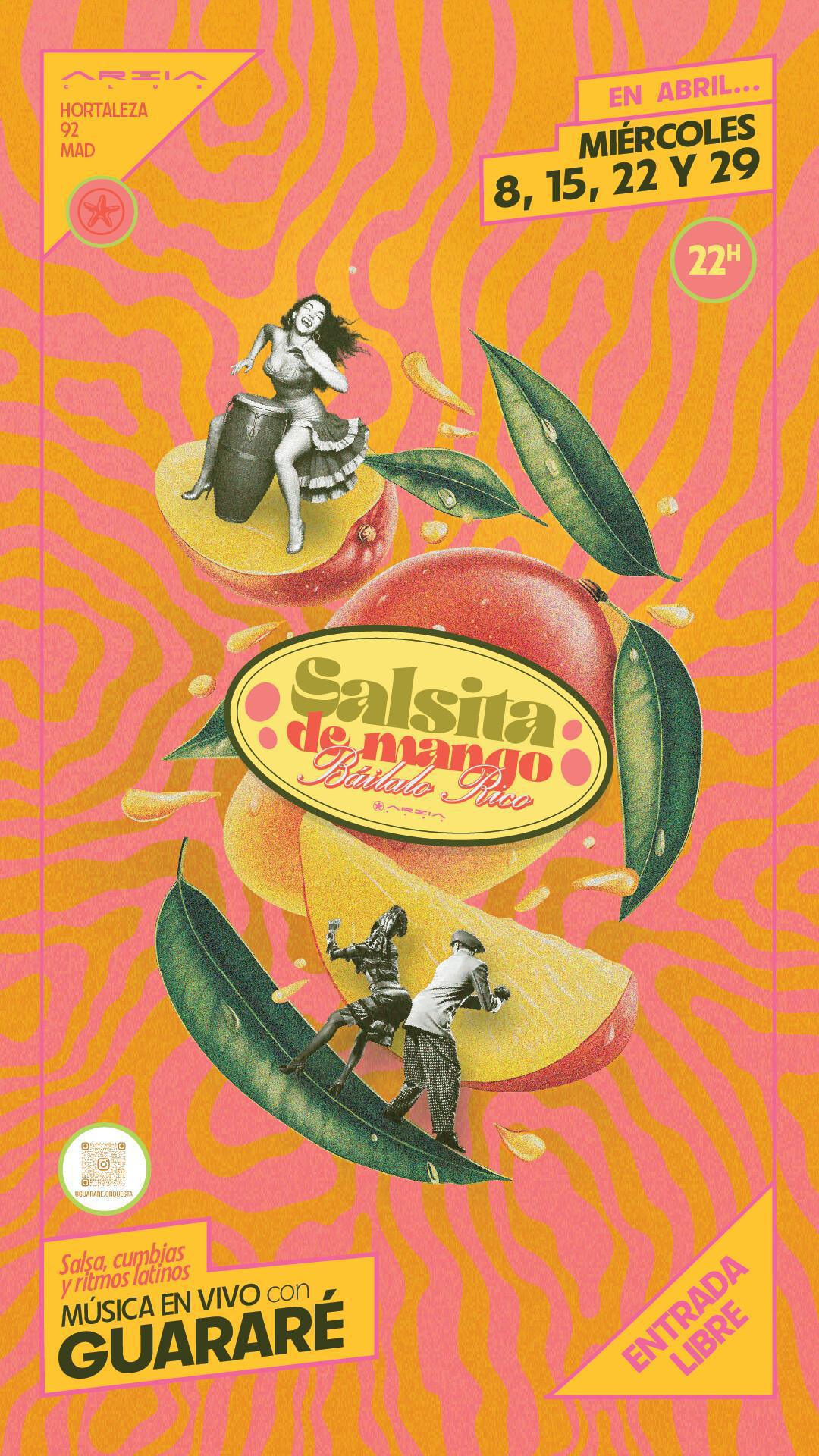 SALSITA DE MANGO con la ORQUESTA GUARARÉ - Miércoles de Cumbia, Salsa y otros Ritmos Latinos SALSITA DE MANGO con la ORQUESTA GUARARÉ - Miércoles de Cumbia, Salsa y otros Ritmos Latinos