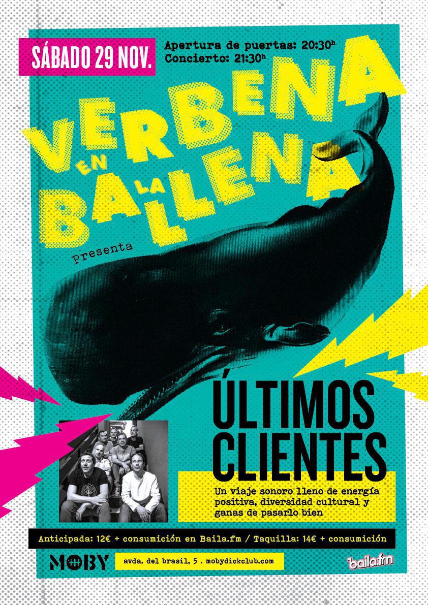 VERBENA EN LA BALLENA CON ÚLTIMOS CLIENTES 